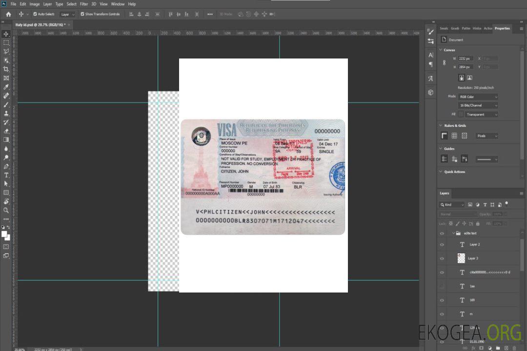 Visa PHILIPPINES template